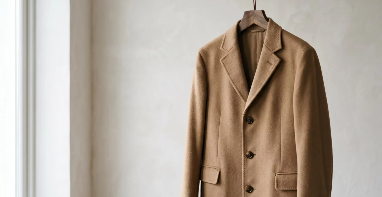 Manteau de qualité féminin élégant en laine, symbole d'investissement vestimentaire durable